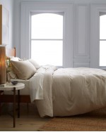 Organic Airy Gauze Duvet Cover - Dune