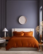 Bamboo Duvet Cover - Terracotta