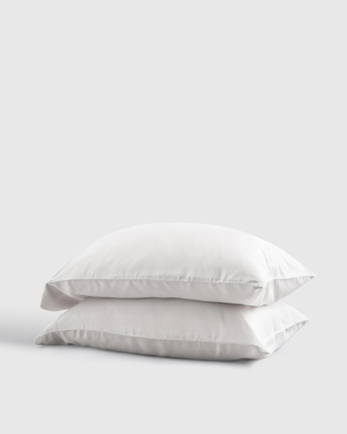 Bamboo Pillowcase Set - White