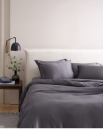 Bamboo Sham Set - Charcoal