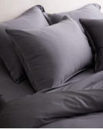 Bamboo Sham Set - Charcoal