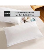 1pc Pillow Core Neck Protecting Sleep Pillow Comfortable Relief Bedding Pillow Suitable For Home Hotel Luxurious Enjoyment Bedroom Household Dormitory