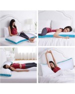 Memory Foam Body Pillow Full Body Pillows For Adults Sleeping Firm Long Body Pillow For Side Back Stomach Sleeper Pregnancy