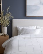 Classic Organic Percale Sham Set - Windowpane