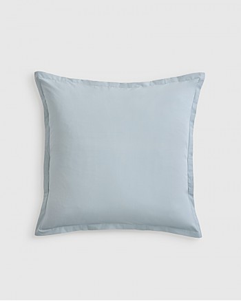 Classic Organic Percale Euro Sham - Light Blue