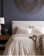 Linen Bamboo Duvet Cover Set - Natural