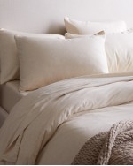 Linen Bamboo Duvet Cover Set - Natural