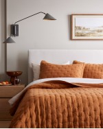 European Linen Dream Sham Set - Terracotta