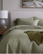 European Linen Duvet Deluxe Bundle - Willowleaf