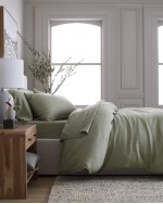 European Linen Duvet Deluxe Bundle - Willowleaf