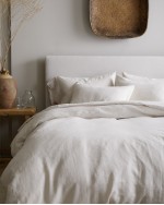 European Linen Duvet Cover Set - Sand