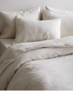 European Linen Duvet Cover Set - Sand