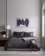 Luxury Organic Sateen Bedding Bundle - Graphite