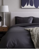 Luxury Organic Sateen Bedding Bundle - Graphite