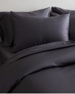 Luxury Organic Sateen Bedding Bundle - Graphite