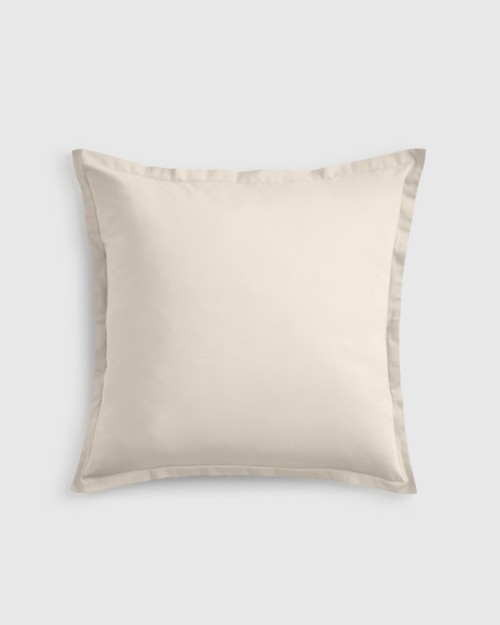 Luxury Organic Sateen Euro Sham - Sand