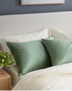 100% Mulberry Silk Pillowcase - Eucalyptus